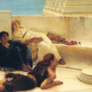 «Una lectura de Homero» (1885), de Lawrence Alma-Tadema.