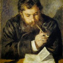 «El lector» (1874), de Pierre-Auguste Renoir, retrata a Claude Monet.