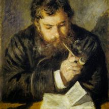 «El lector» (1874), de Pierre-Auguste Renoir, retrata a Claude Monet.