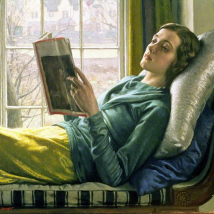 «Muchacha leyendo» (1932), de Harold Knight.