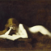 La «Lectora desnuda» (c. 1880-90), de Jean-Jacques Henner.