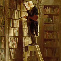«El ratón de biblioteca» (1850), de Carl Spitzberg.