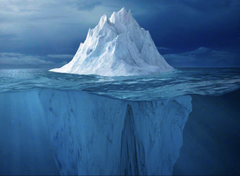 ser la punta del iceberg
