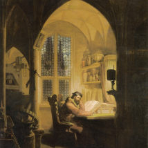 «Fausto en su estudio» (1829), de Georg Friedrich Kersting.