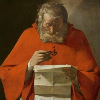 «San Jerónimo leyendo una carta», de Georges de La Tour (1593-1652).