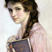 «Mujer leyendo "Romeo y Julieta"» (1878), de Haskell Coffin.